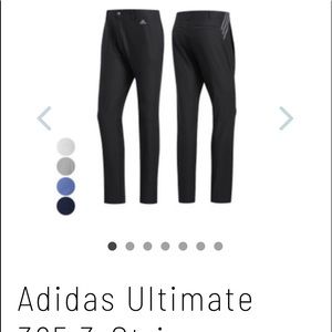 Mens Gold Adidas 365 Tapered Pants 36x30